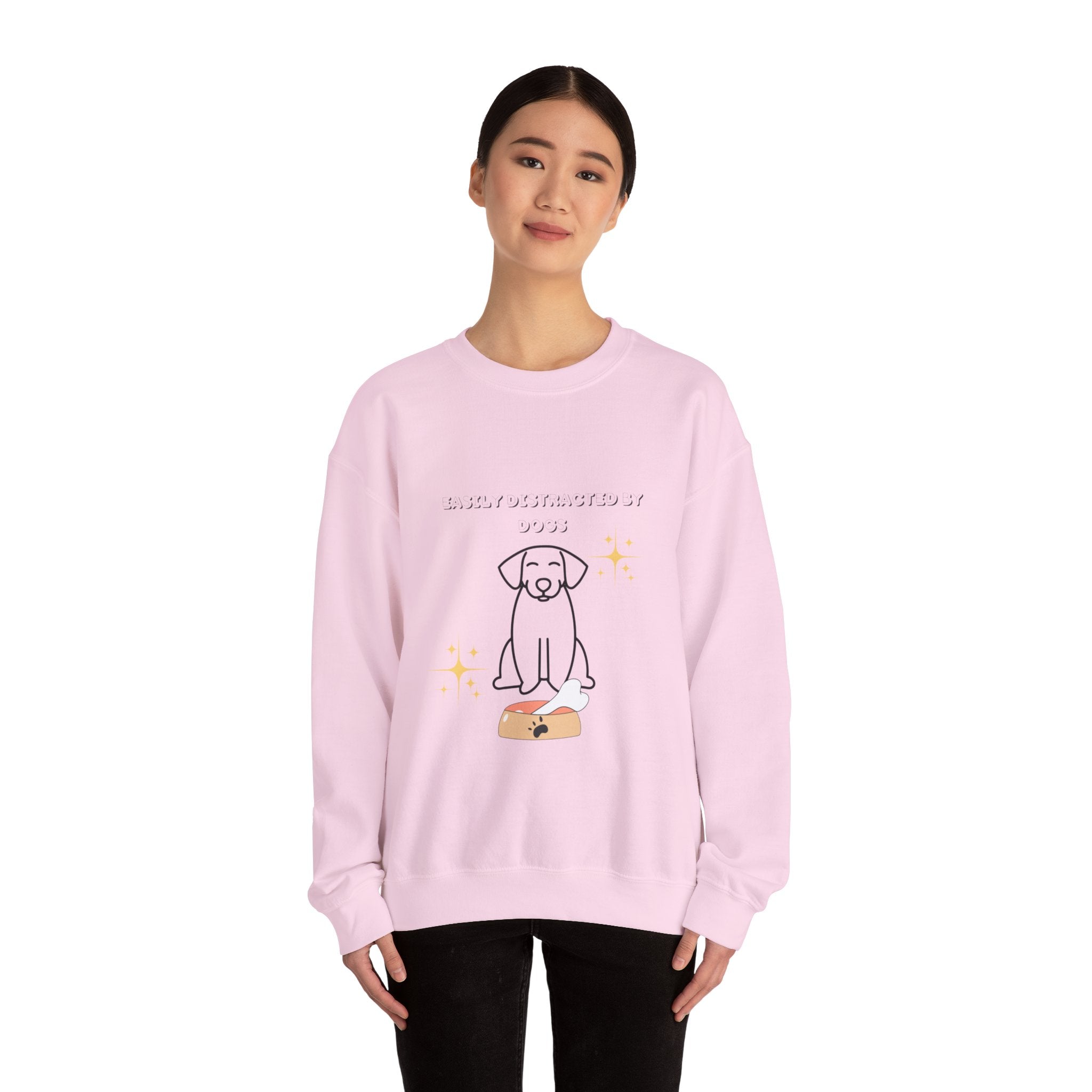 Unisex Heavy Blend™ Crewneck Sweatshirt Distracted by Dogs