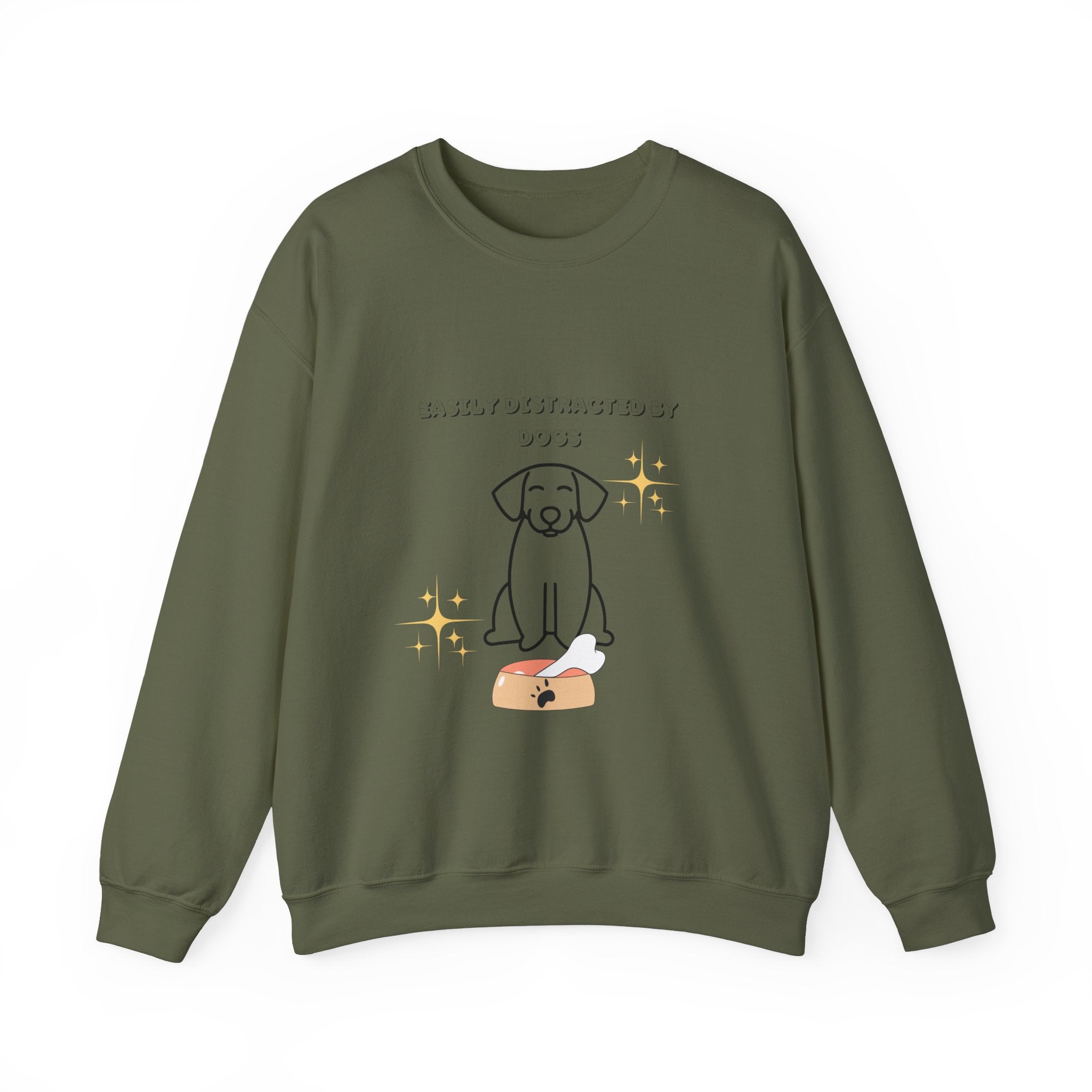 Unisex Heavy Blend™ Crewneck Sweatshirt Distracted by Dogs