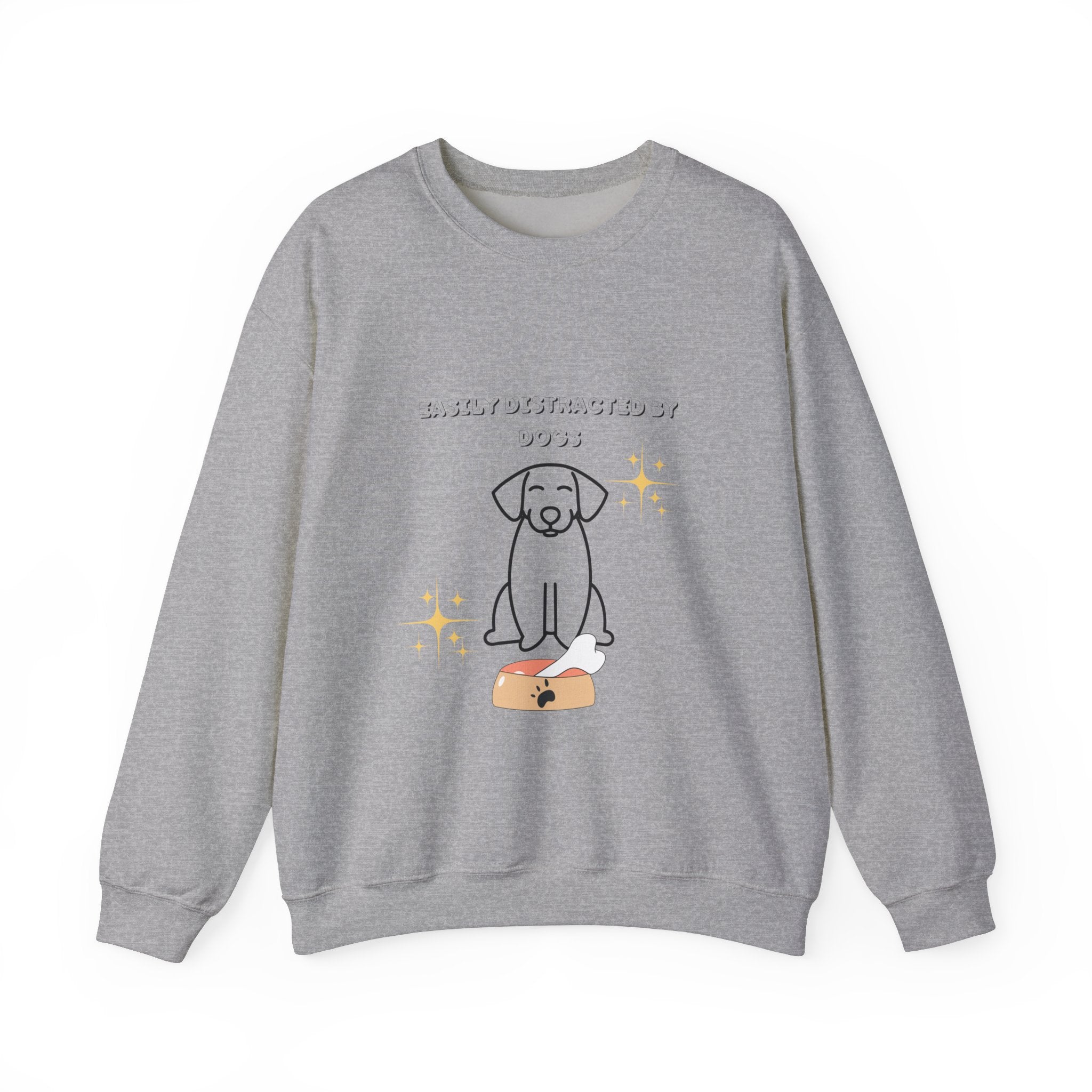 Unisex Heavy Blend™ Crewneck Sweatshirt Distracted by Dogs