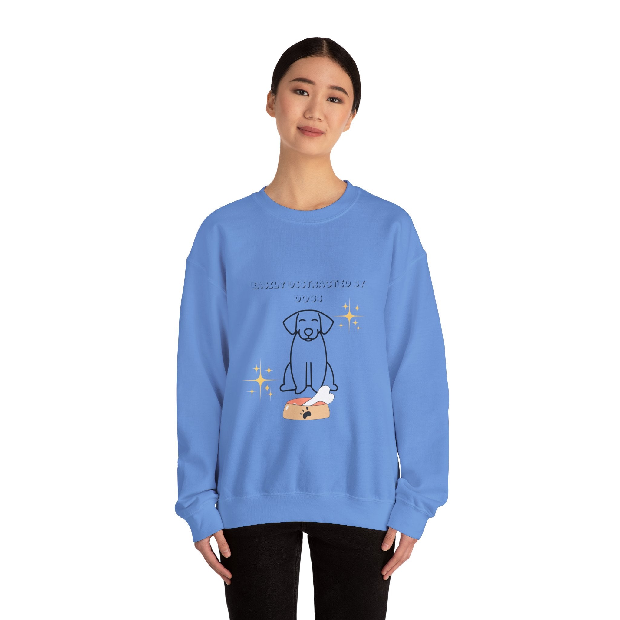 Unisex Heavy Blend™ Crewneck Sweatshirt Distracted by Dogs