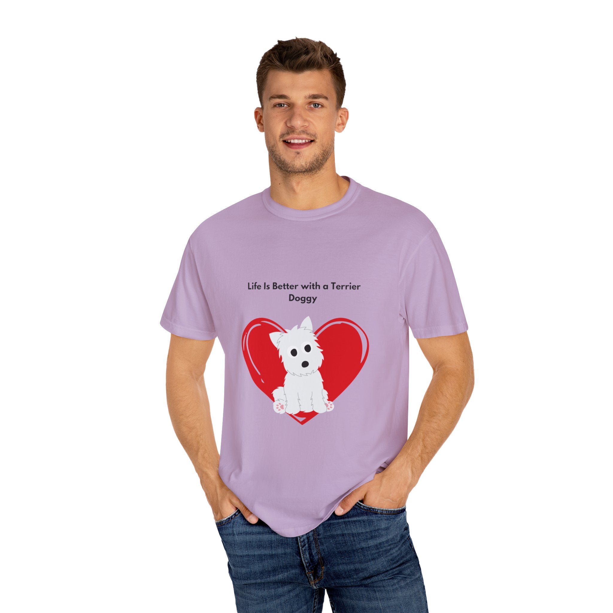 Unisex Garment-Dyed T-shirt Terrier