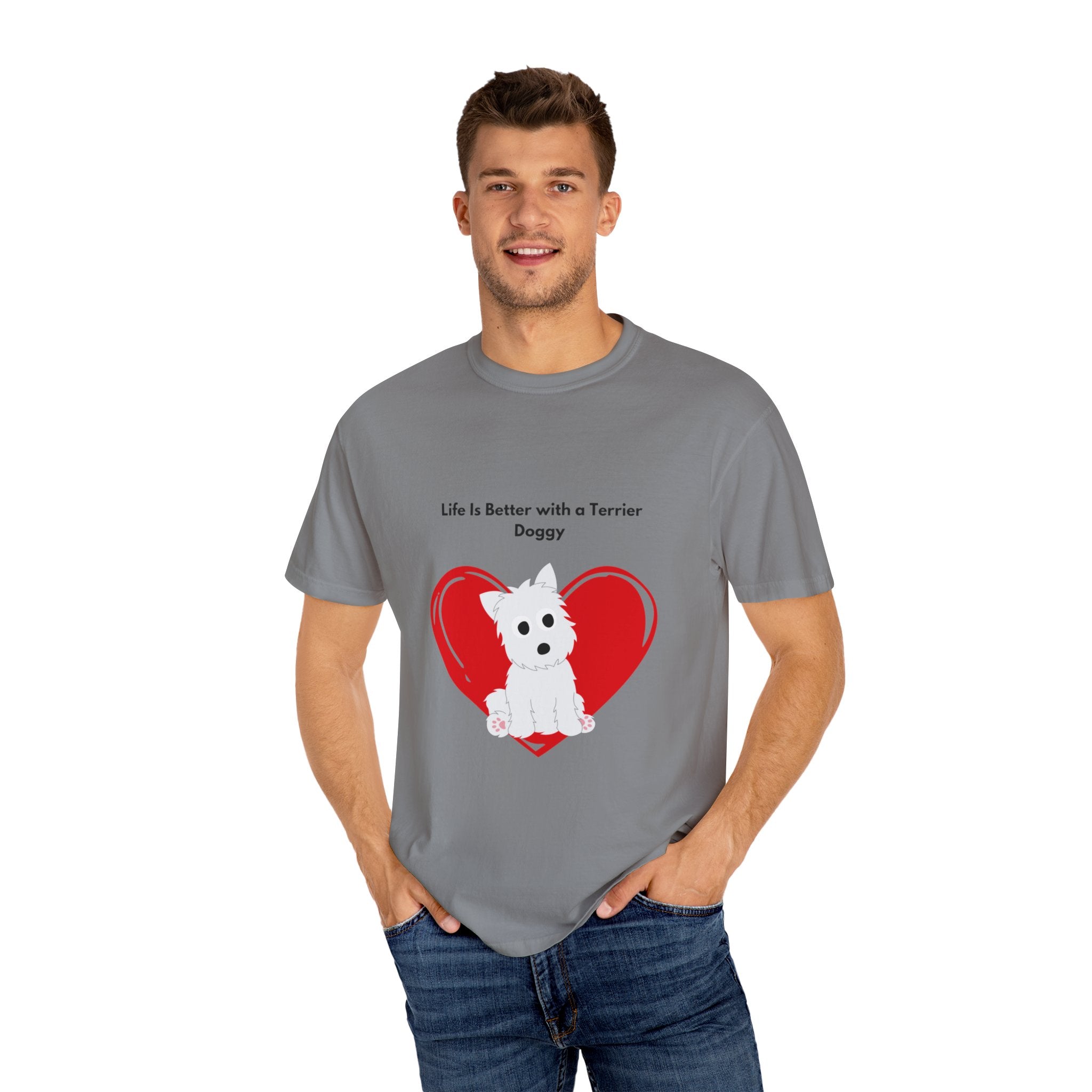 Unisex Garment-Dyed T-shirt Terrier